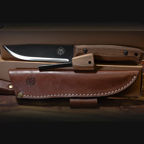 SuMa STEEL & FIRE - HUNTING KNIFE & FERRO ROD